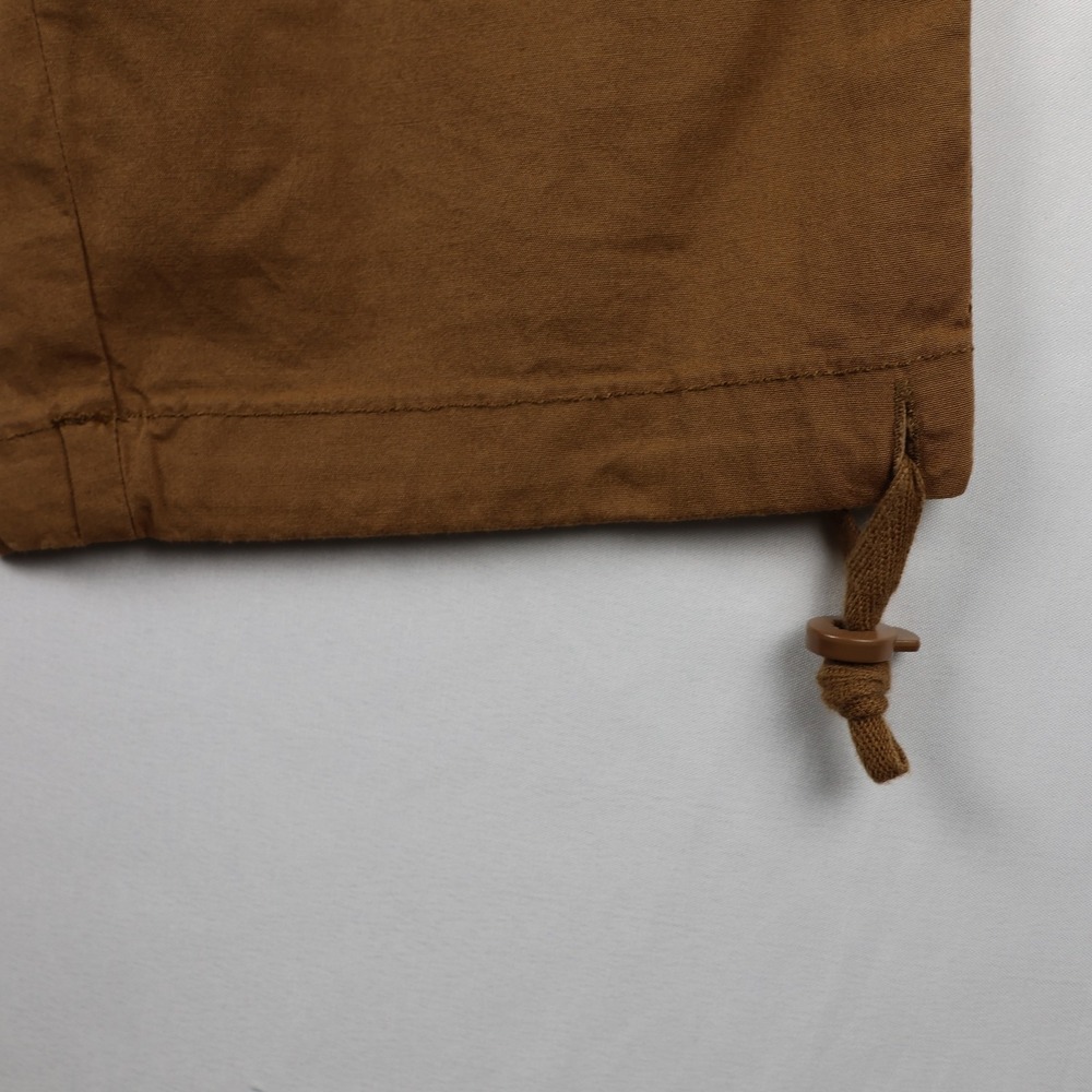 Social Standard Scout Poplin Surplus Pants Womens Large Caramel Cargo Drawcord - Picture 2 of 15